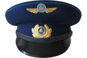 Professional cap in navy blue
